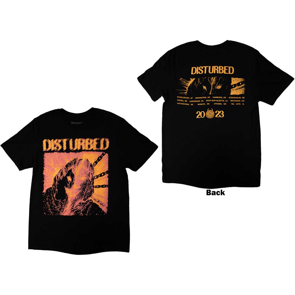 Disturbed | European Tour '23 Split Face - Black