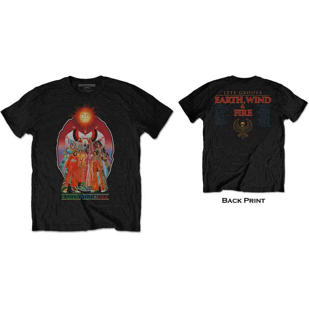 Earth Wind & Fire | Let's Groove - T-Shirt Black