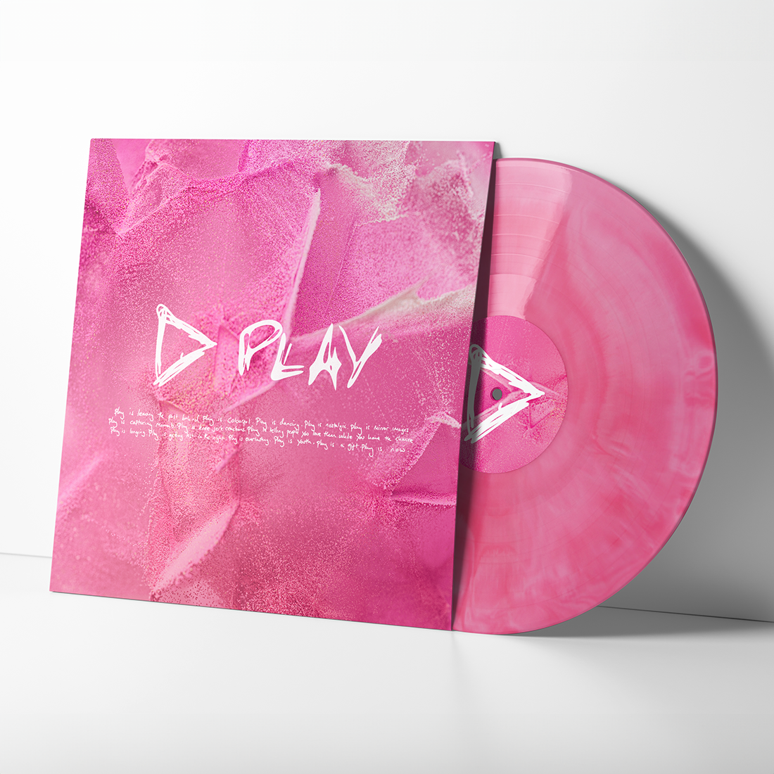 Ed Sheeran | Play (Indie Exclusive) (White & Pink Marbled Vinyl) - Vinyl