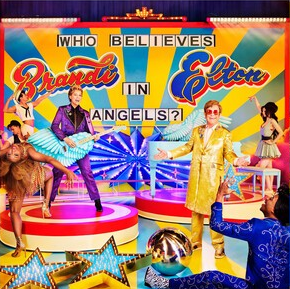 Elton John & Brandi Carlile | Who Believes In Angels? (Red, Yellow & Blue Colored Vinyl, Lyric Book) - Vinyl