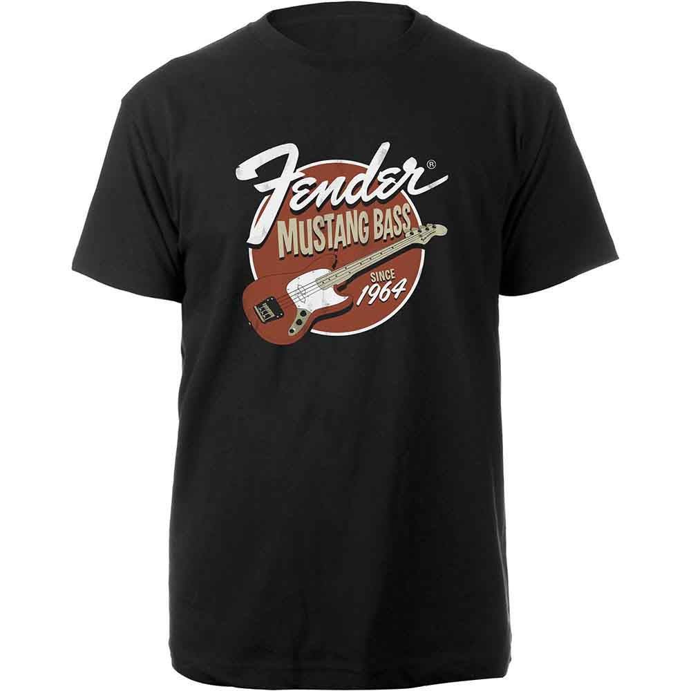 Fender | Mustang Bass - T-Shirt Black