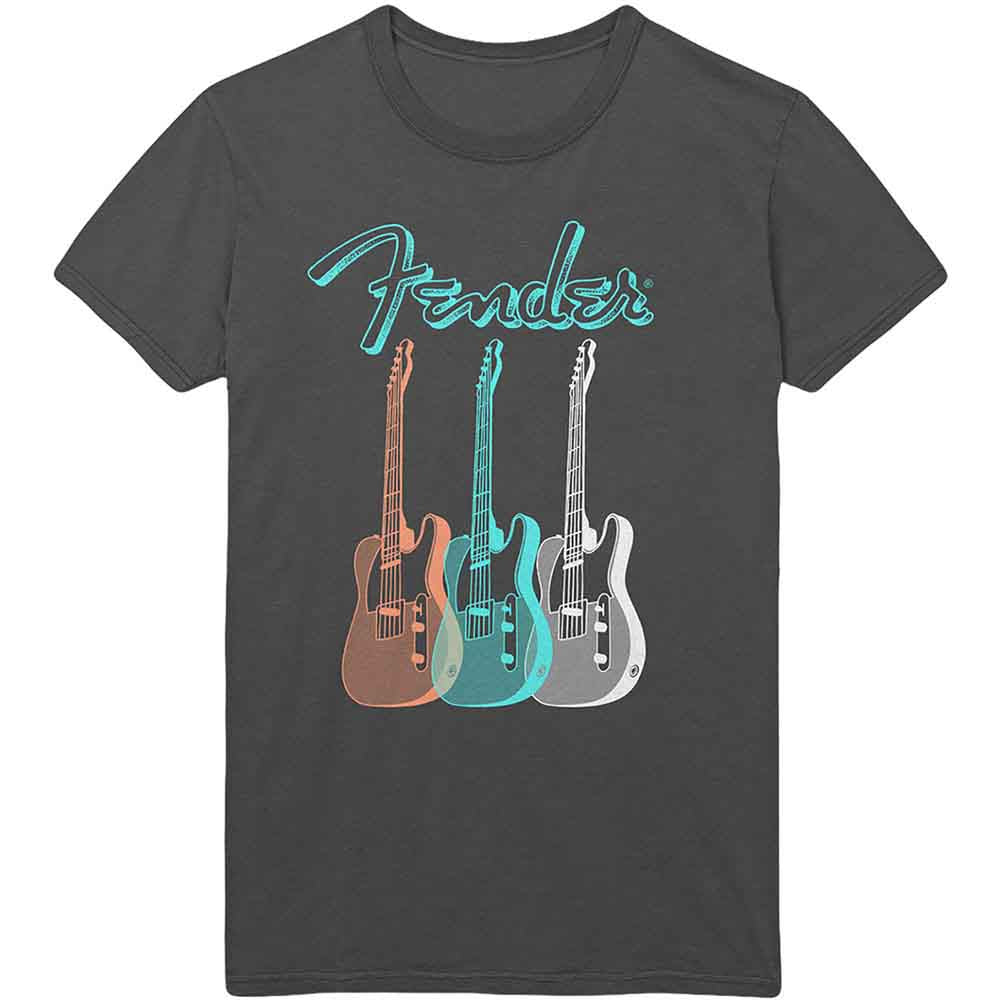 Fender | Triple Guitar - T-Shirt Grey