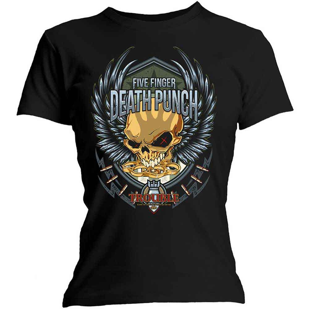 Five Finger Death Punch | Trouble - T-Shirt Black