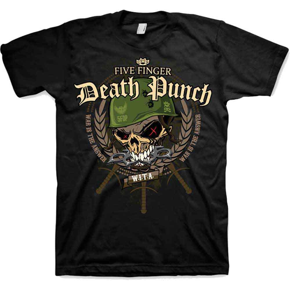 Five Finger Death Punch | War Head - T-Shirt Black