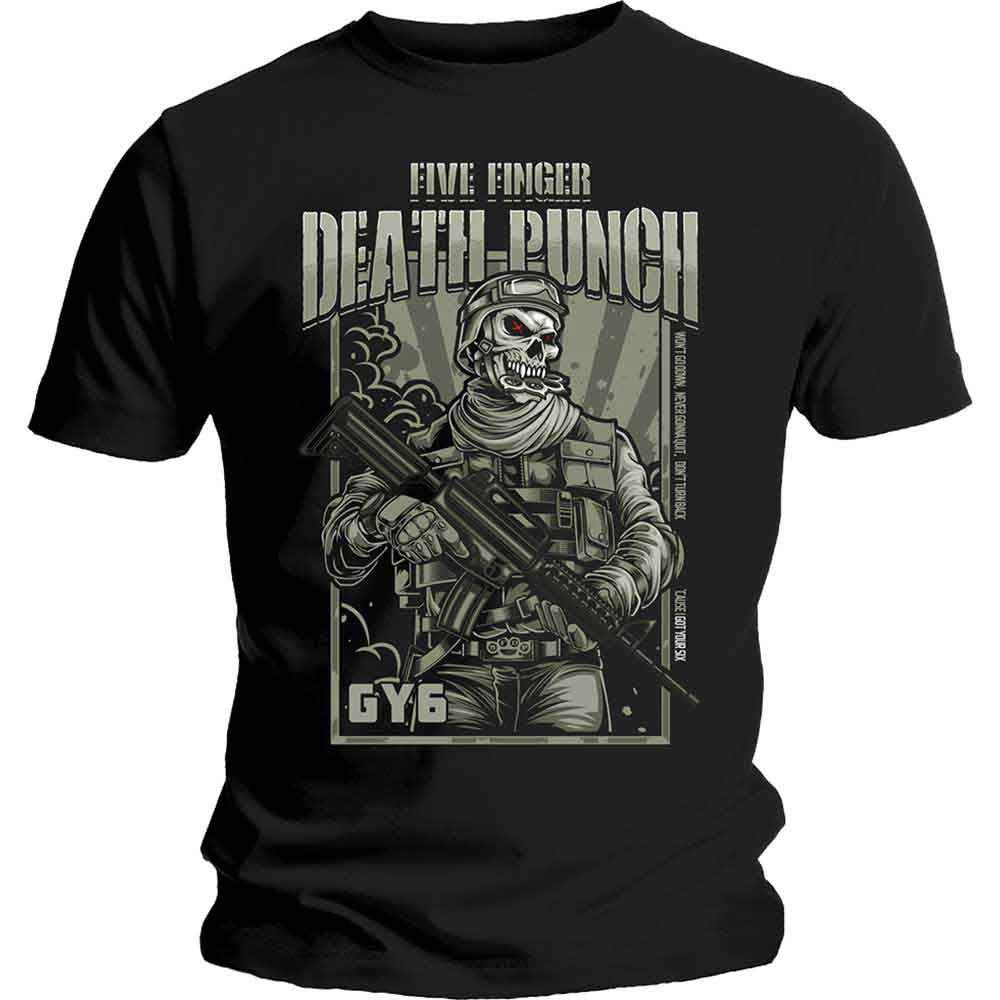 Five Finger Death Punch | War Soldier - T-Shirt Black