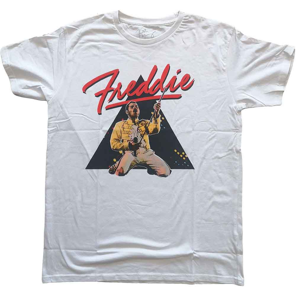 Freddie Mercury | Triangle - T-Shirt White