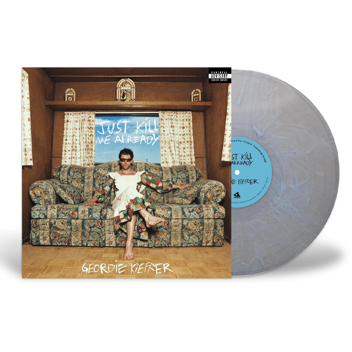 Geordie Kieffer | Just Kill Me Already (Blue Splatter Vinyl) - Vinyl