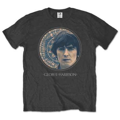 George Harrison | Circular Portrait - T-Shirt Grey