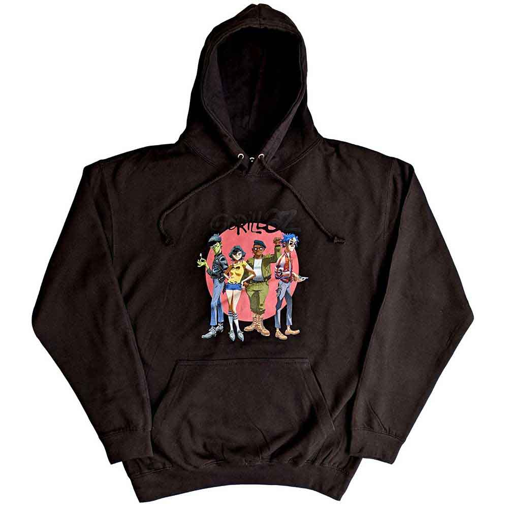 Gorillaz | Group Circle Rise - Sweatshirt Black