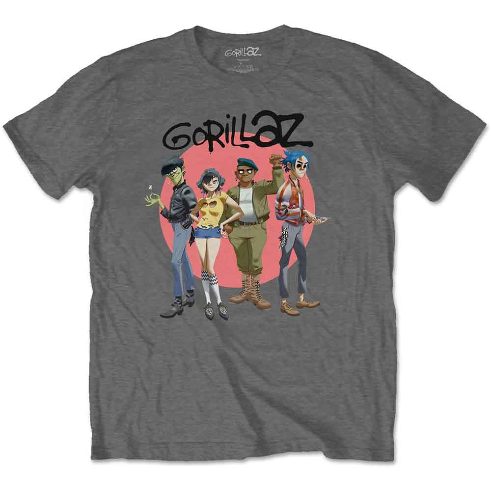 Gorillaz | Group Circle Rise - Grey