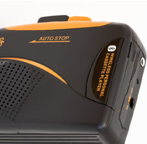 GPO | GPO Bluetooth Personal Cassette Player/Radio with Headphones (Bluetooth, Black) - Personal Cassette Player