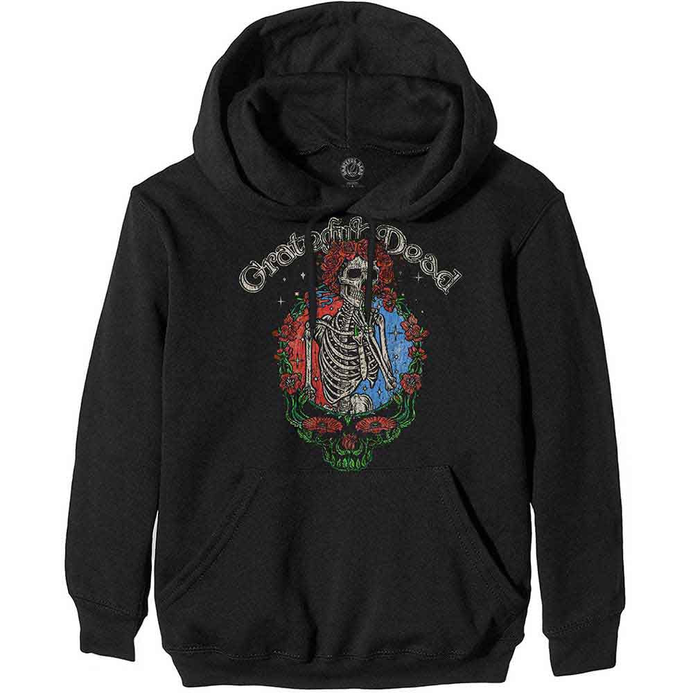 Grateful Dead | Floral Stealie - Sweatshirt Black