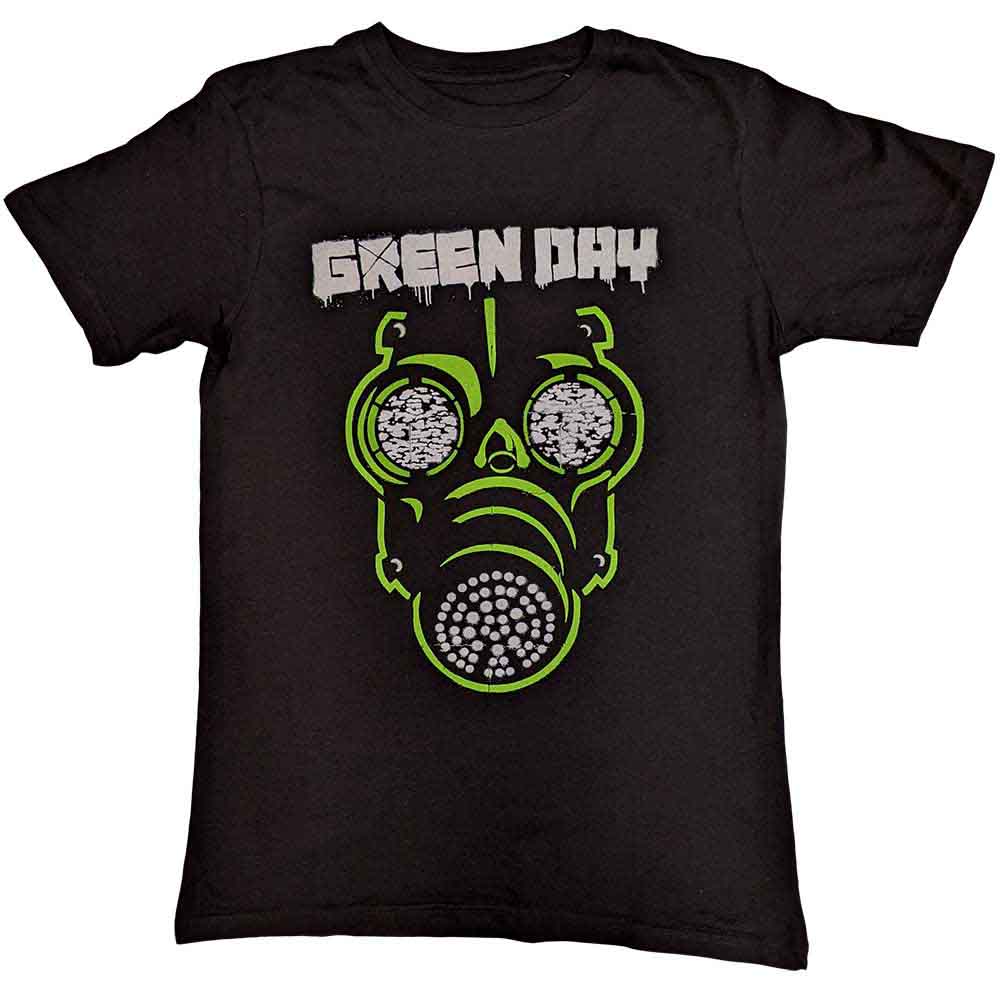 Green Day | Green Mask - T-Shirt Black