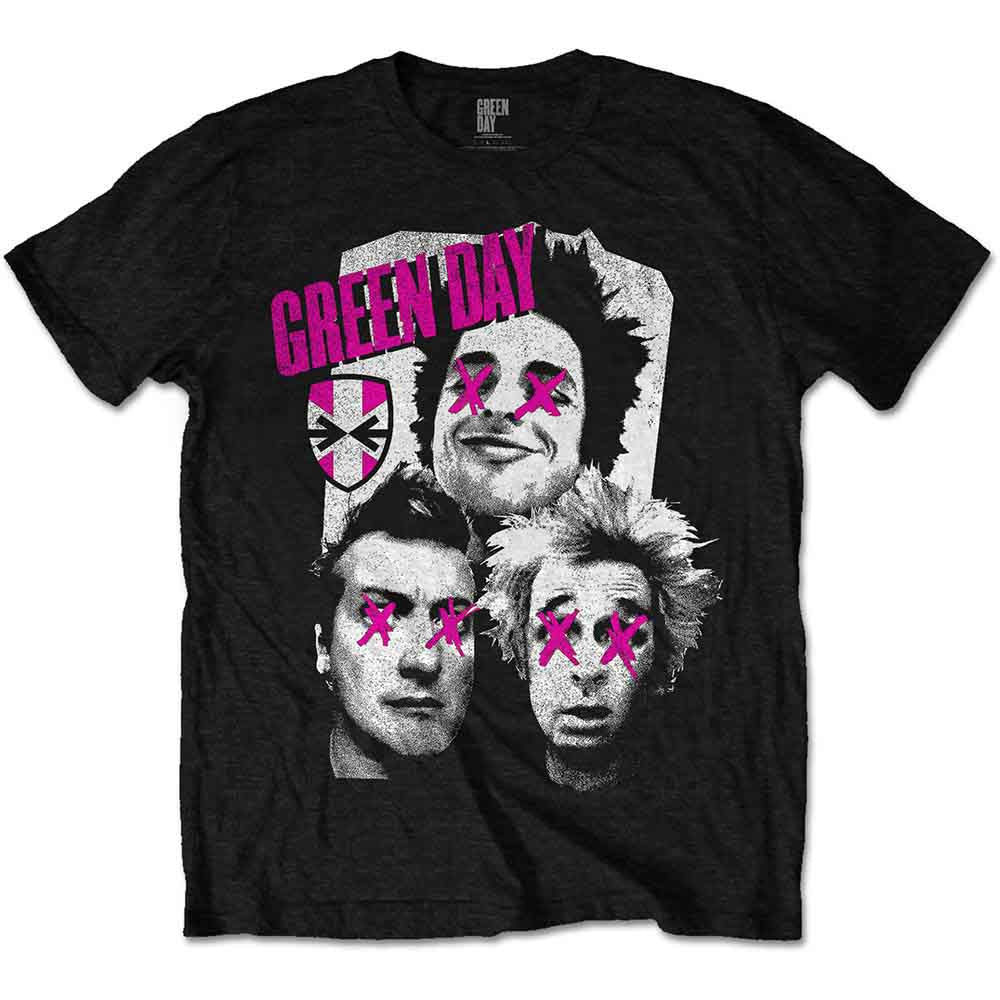 Green Day | Patchwork - T-Shirt Black
