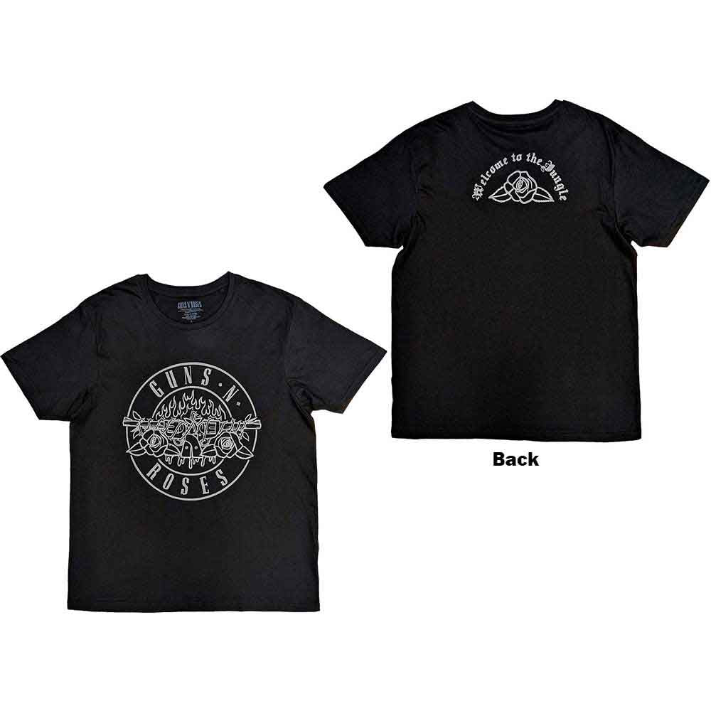 Guns N' Roses | Classic Bullet Mono - T-Shirt Black