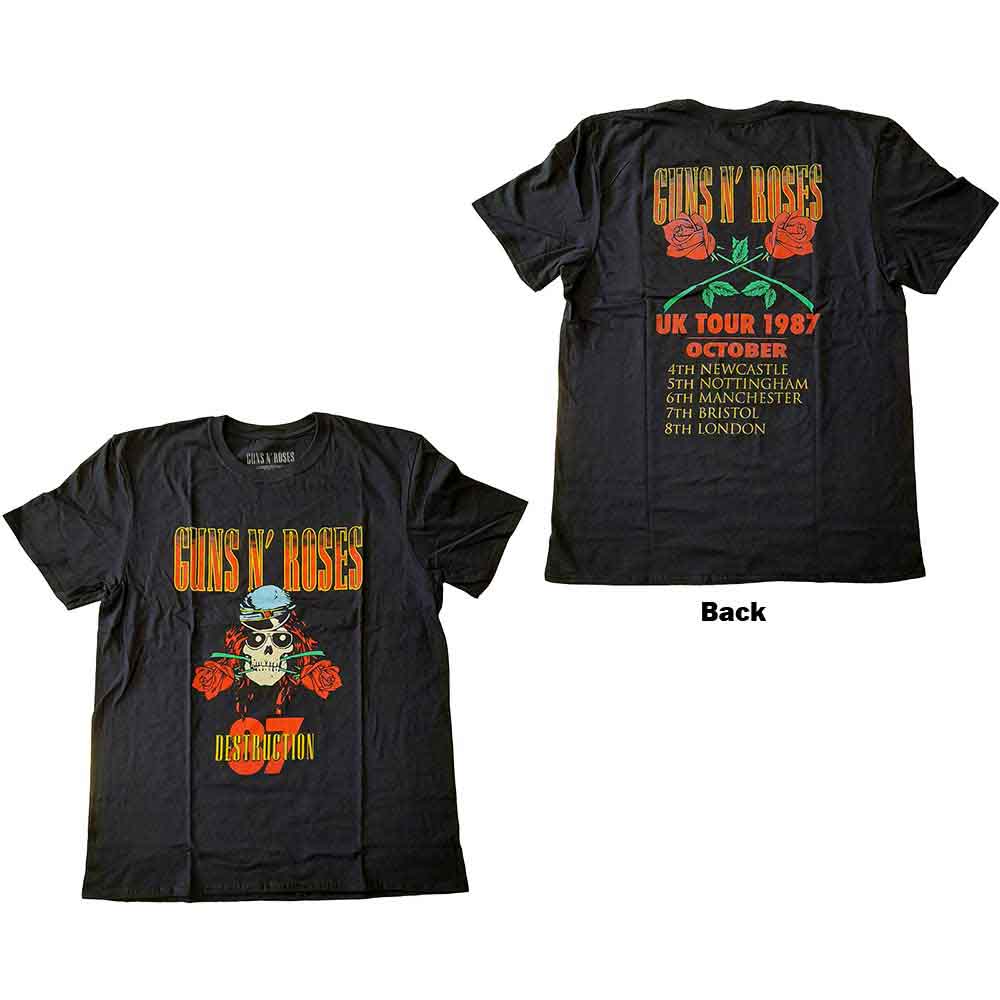 Guns N' Roses | UK Tour '87 - T-Shirt Black