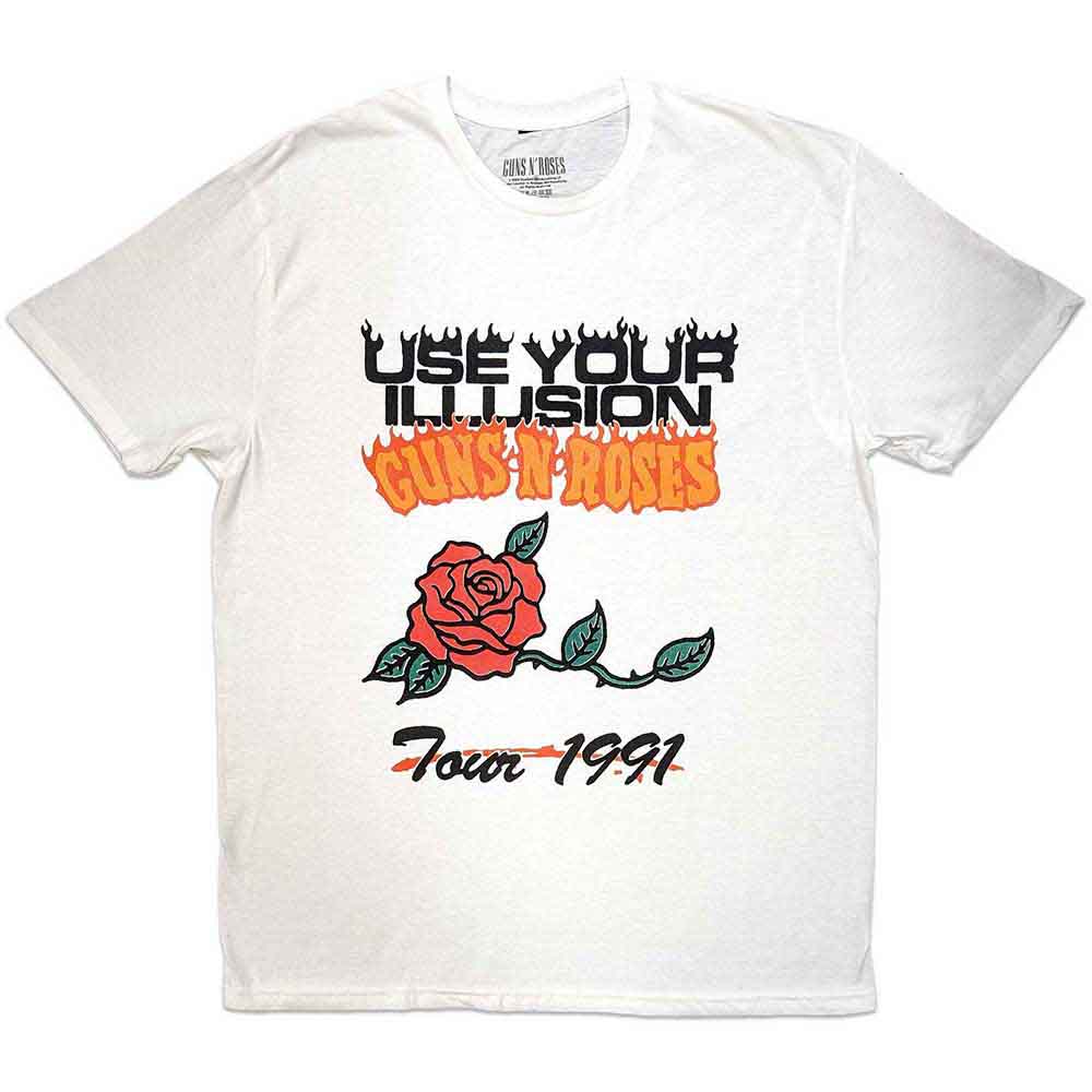 Guns N' Roses | Use Your Illusion Tour 1991 - T-Shirt White