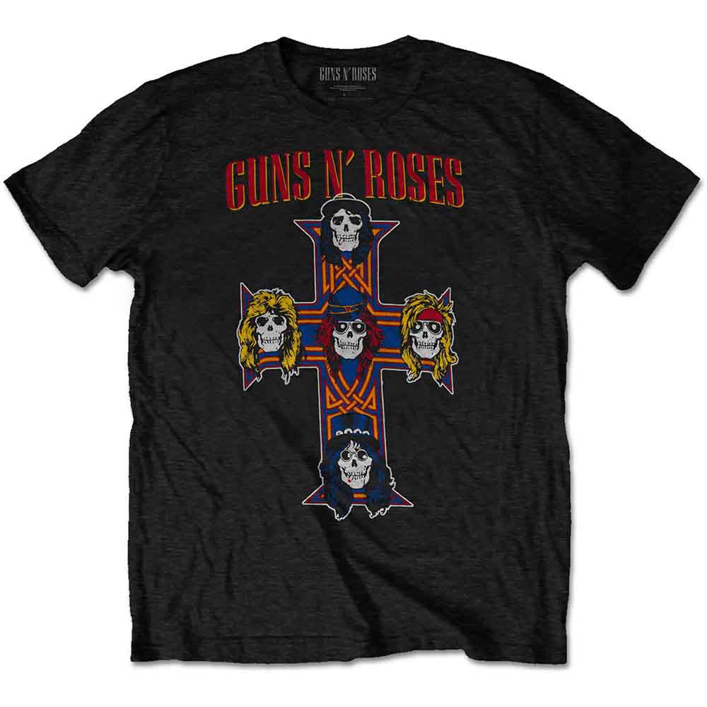 Guns N' Roses | Vintage Cross - T-Shirt Black
