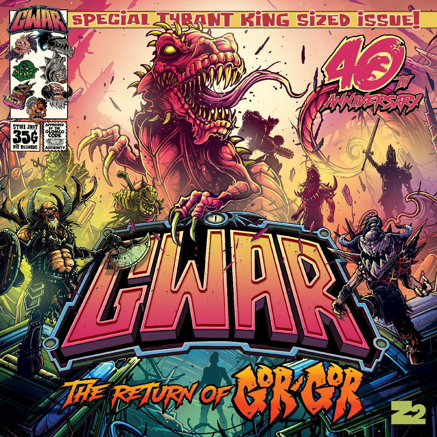 GWAR | The Return Of Gor Gor (Semi-Transparent Purple Vinyl) - Vinyl