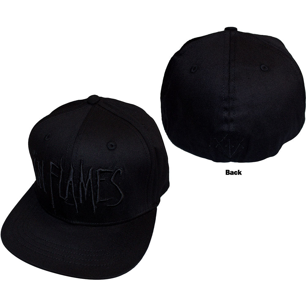 In Flames | Black Logo - Black