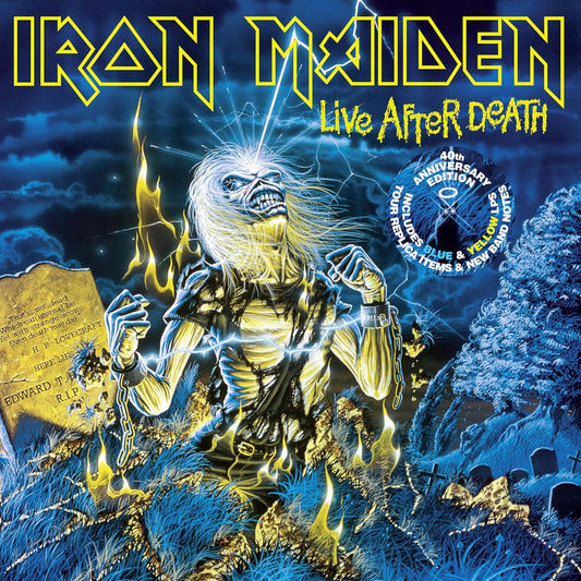 Iron Maiden | Live After Death: 40th Anniversary Edition (Limited Collector's Edition, Blue & Yellow Colored Vinyl) (2 Lp's) - Vinyl