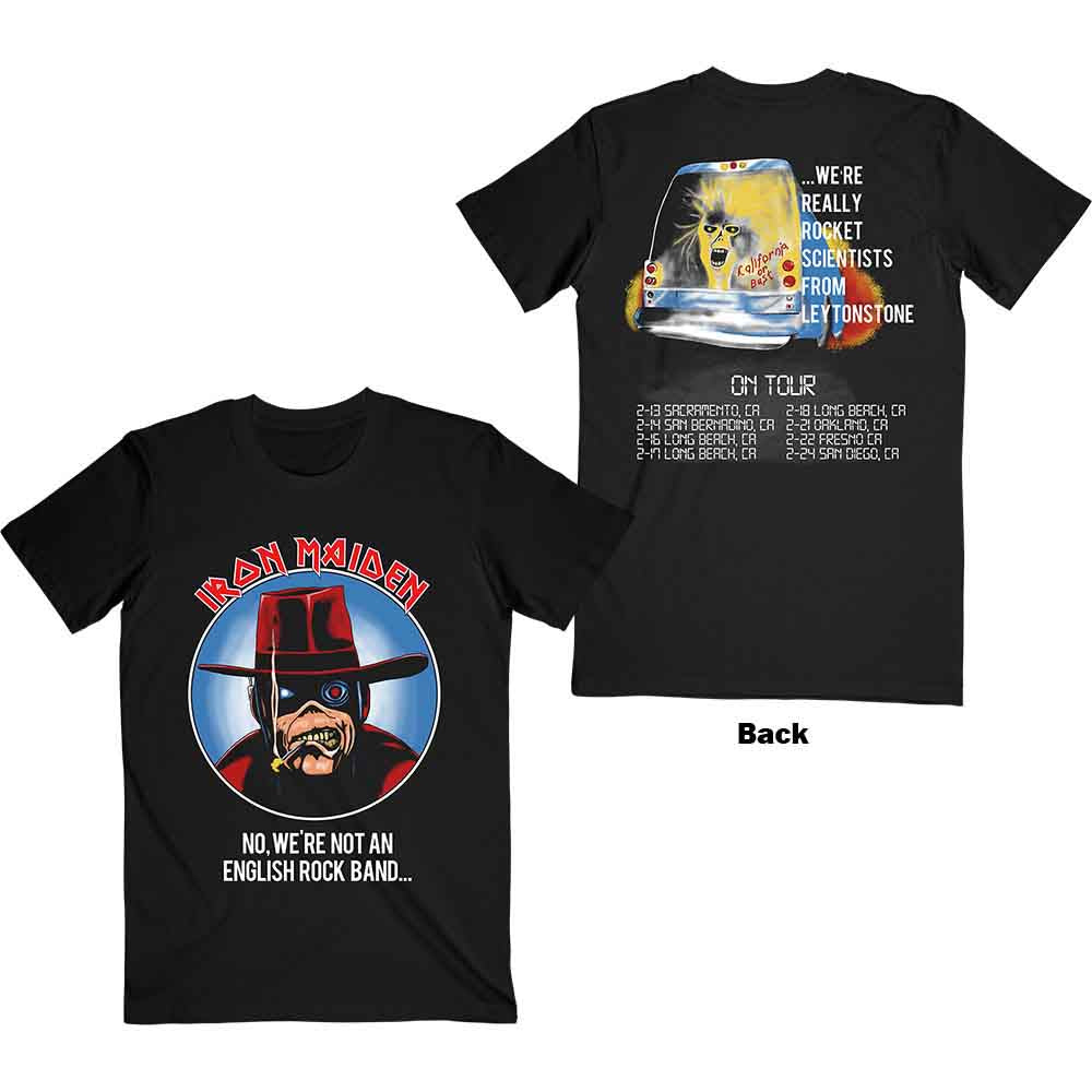 Iron Maiden | Not An English Rock Band - T-Shirt Black