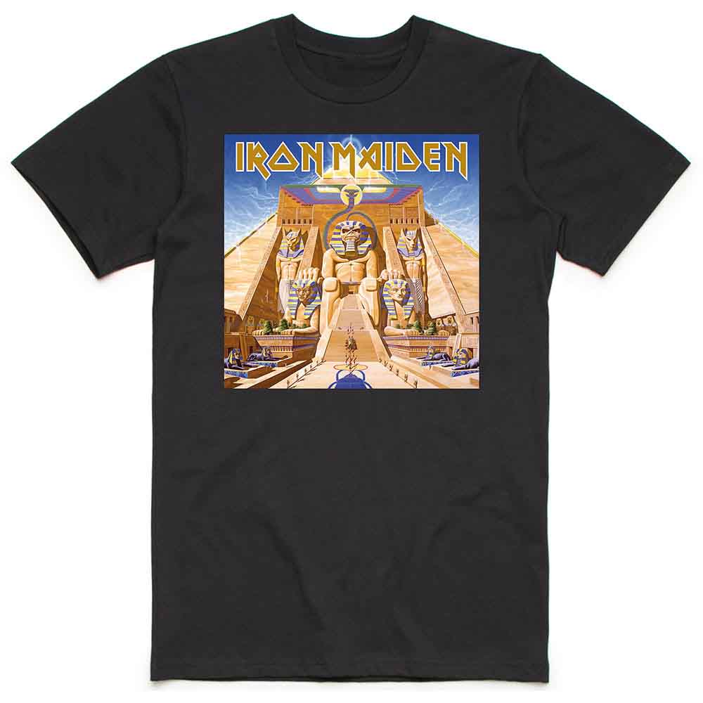 Iron Maiden | Powerslave Album Cover Box - T-Shirt Black
