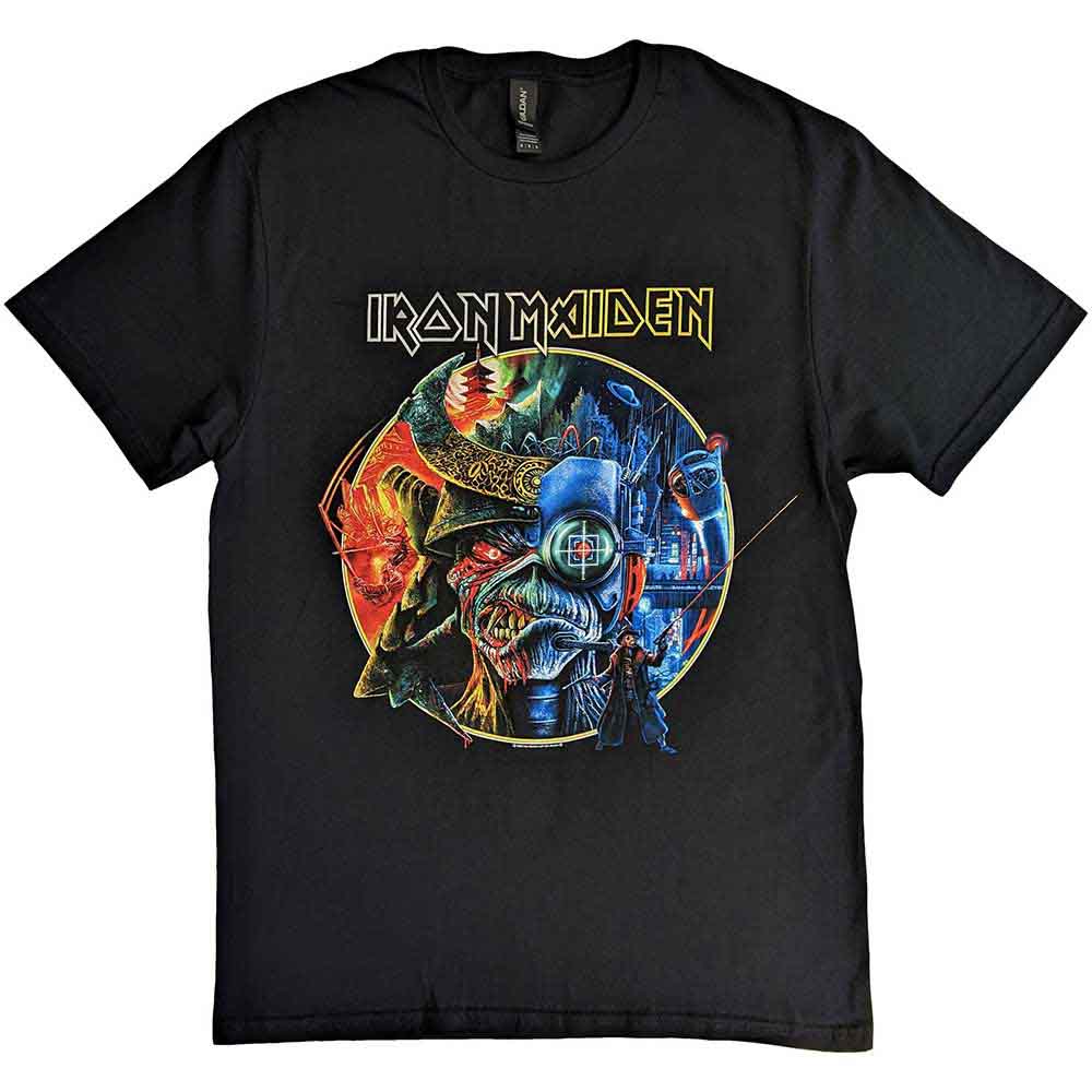 Iron Maiden | The Future Past Tour '23 Circle Art - T-Shirt Black