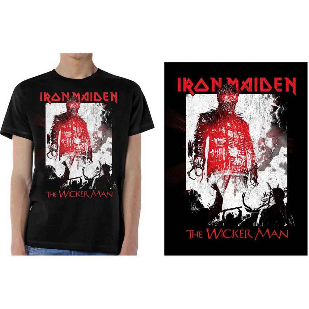 Iron Maiden | The Wicker Man Smoke - T-Shirt Black