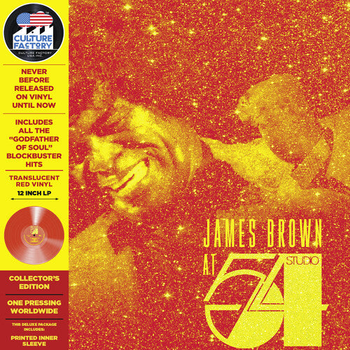 James Brown | At Studio 54 New York City (Colored Vinyl, Deluxe Edition, Limited Edition, Red, Remastered) - Vinyl