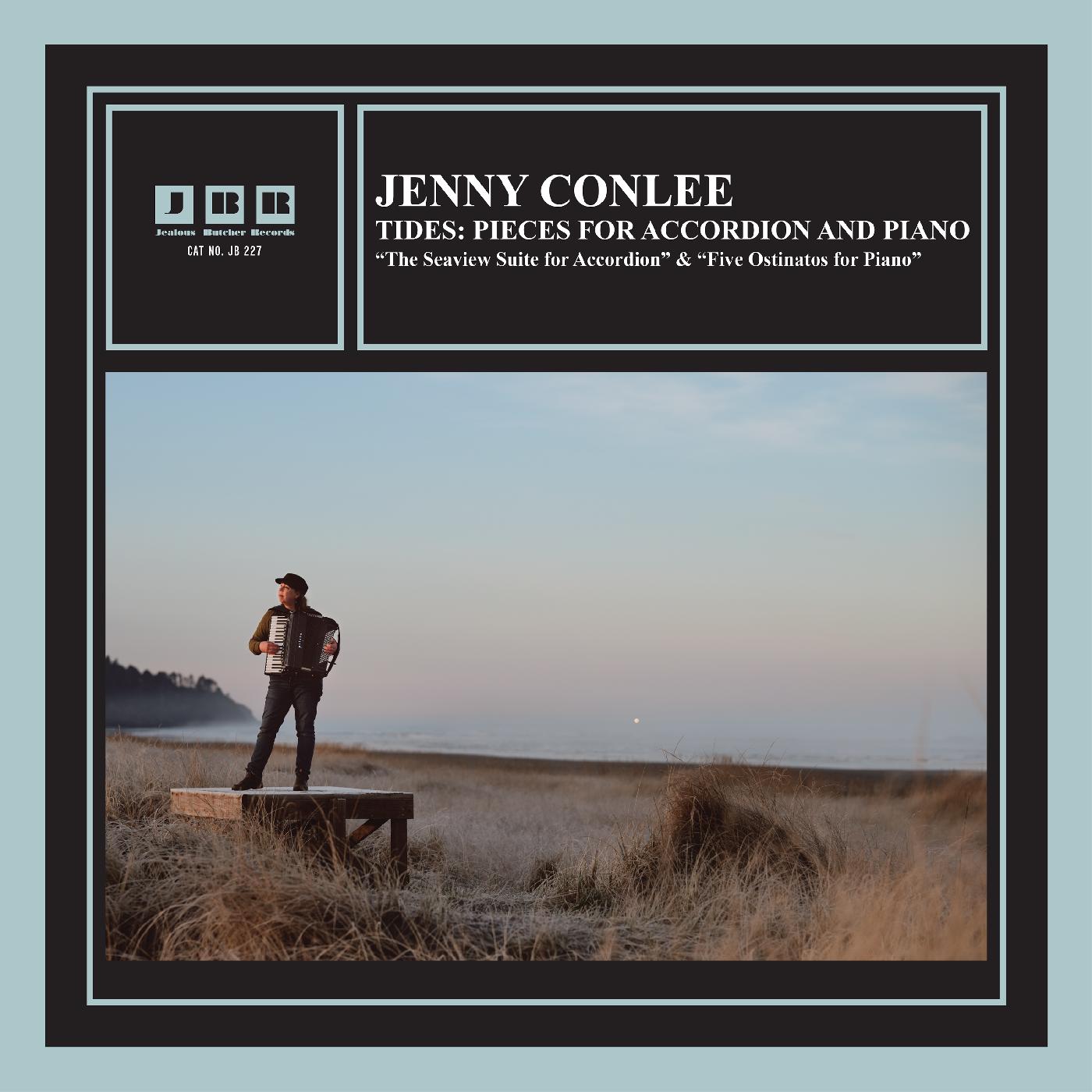 Jenny Conlee | Tides: Pieces For Accordion And Piano (SEA GLASS VINYL) - Vinyl