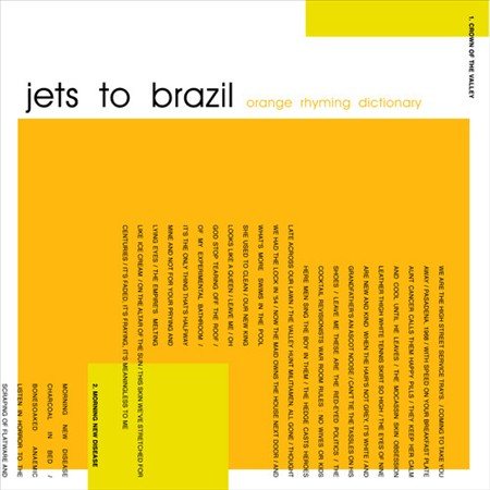 Jets To Brazil | Orange Rhyming Dictionary (180 Gram Vinyl) (2 Lp's) - Vinyl