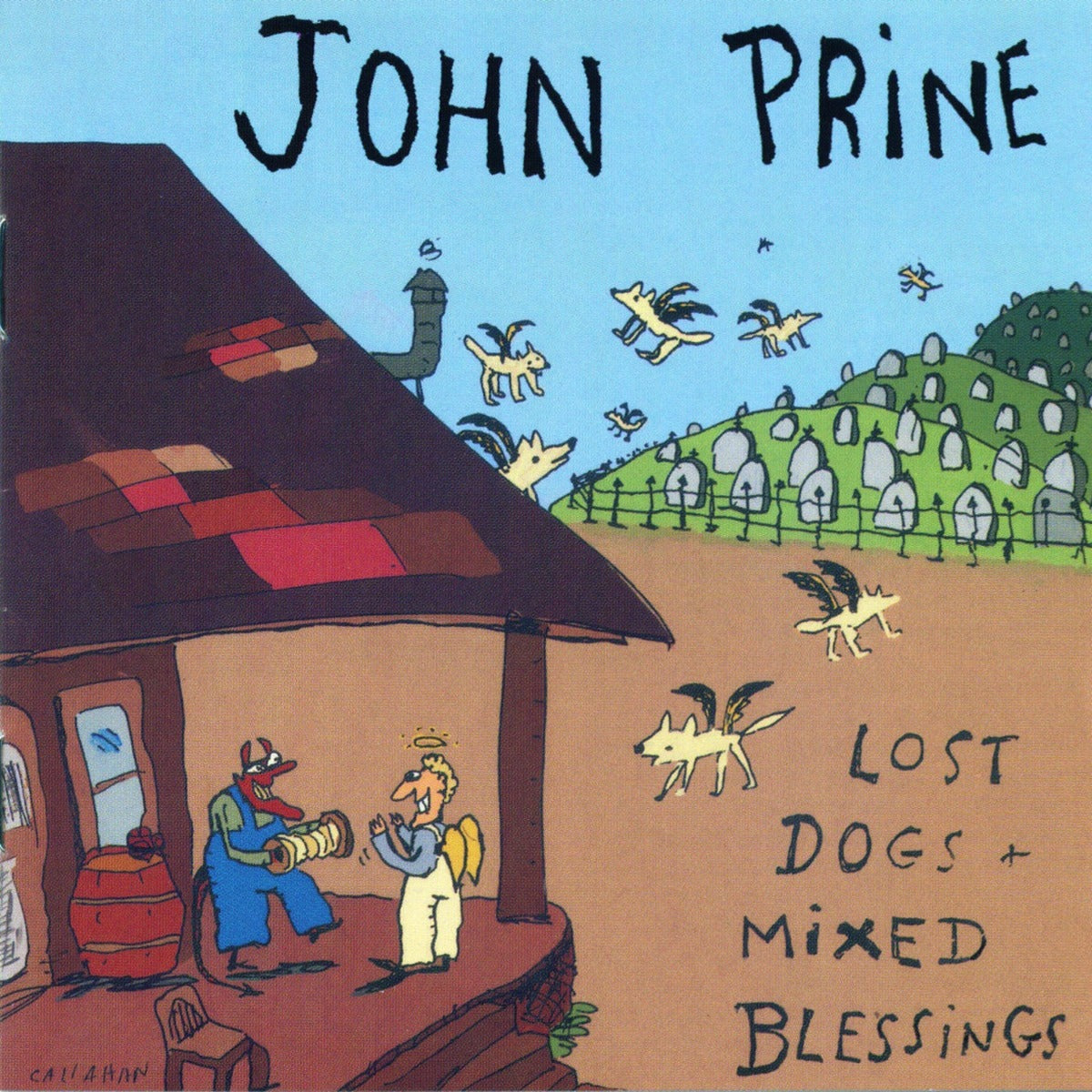 John Prine | Lost Dogs + Mixed Blessings (Black 2LP) - Vinyl