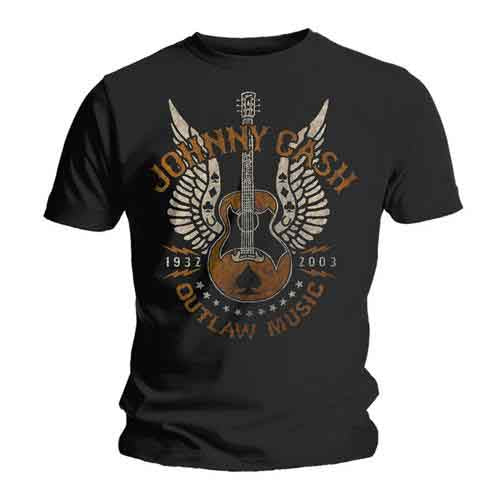 Johnny Cash | Outlaw - T-Shirt Black