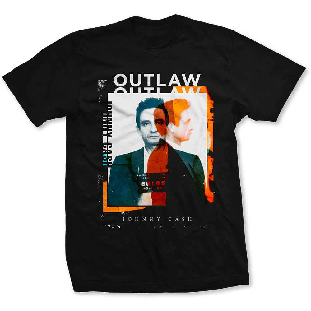 Johnny Cash | Outlaw Photo - T-Shirt Black