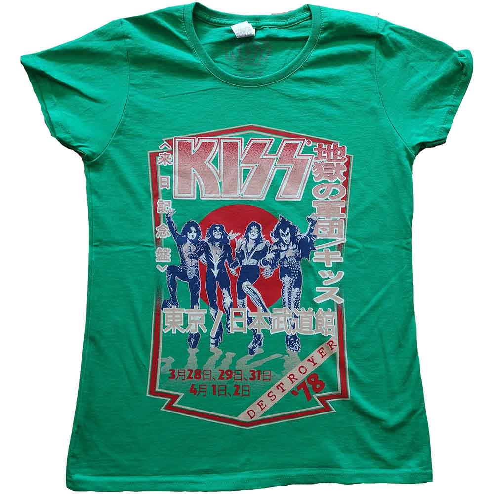 Kiss | Destroyer Tour '78 - T-Shirt Green