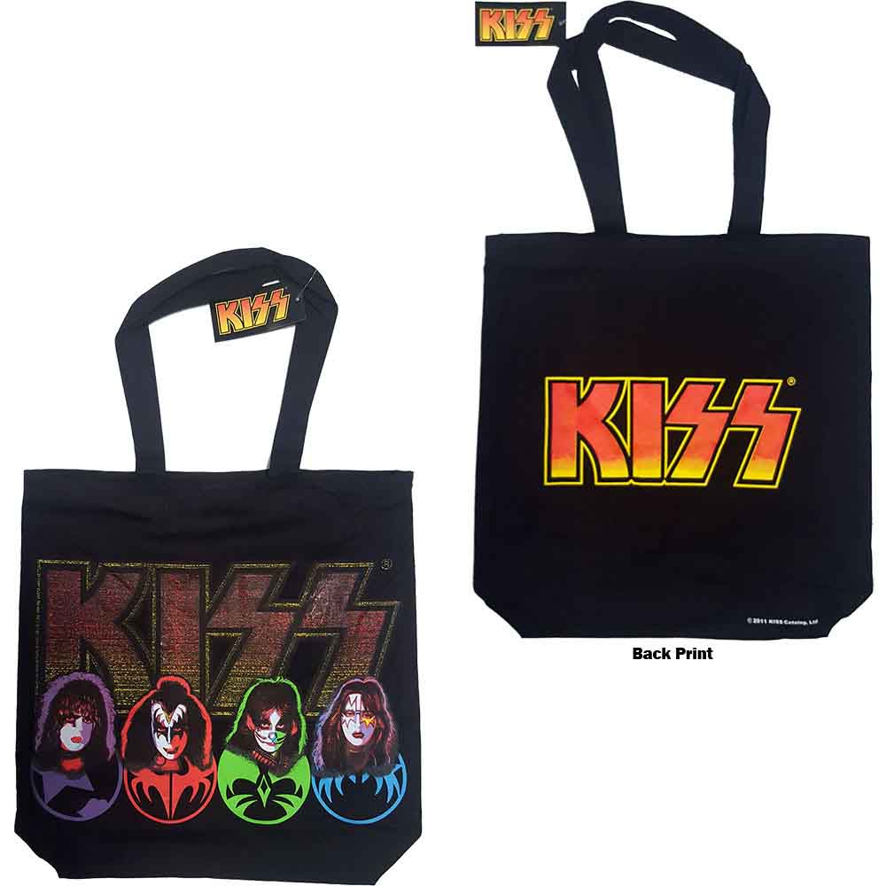 Kiss | Faces & Logo - Bag Multicolour