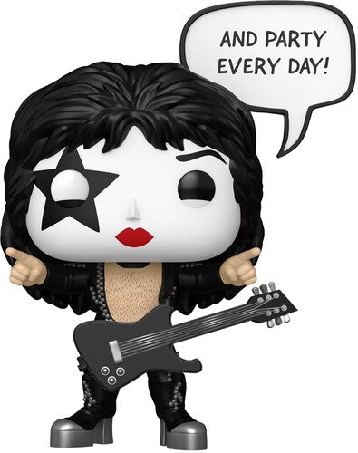 Kiss | Funko POP! Sayings: KISS - The Starchild, Rock & Roll All Night (Vinyl Figure, Collectible) - Action Figure