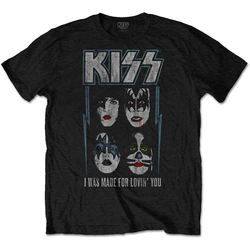 Kiss | Made For Lovin' You - T-Shirt Black