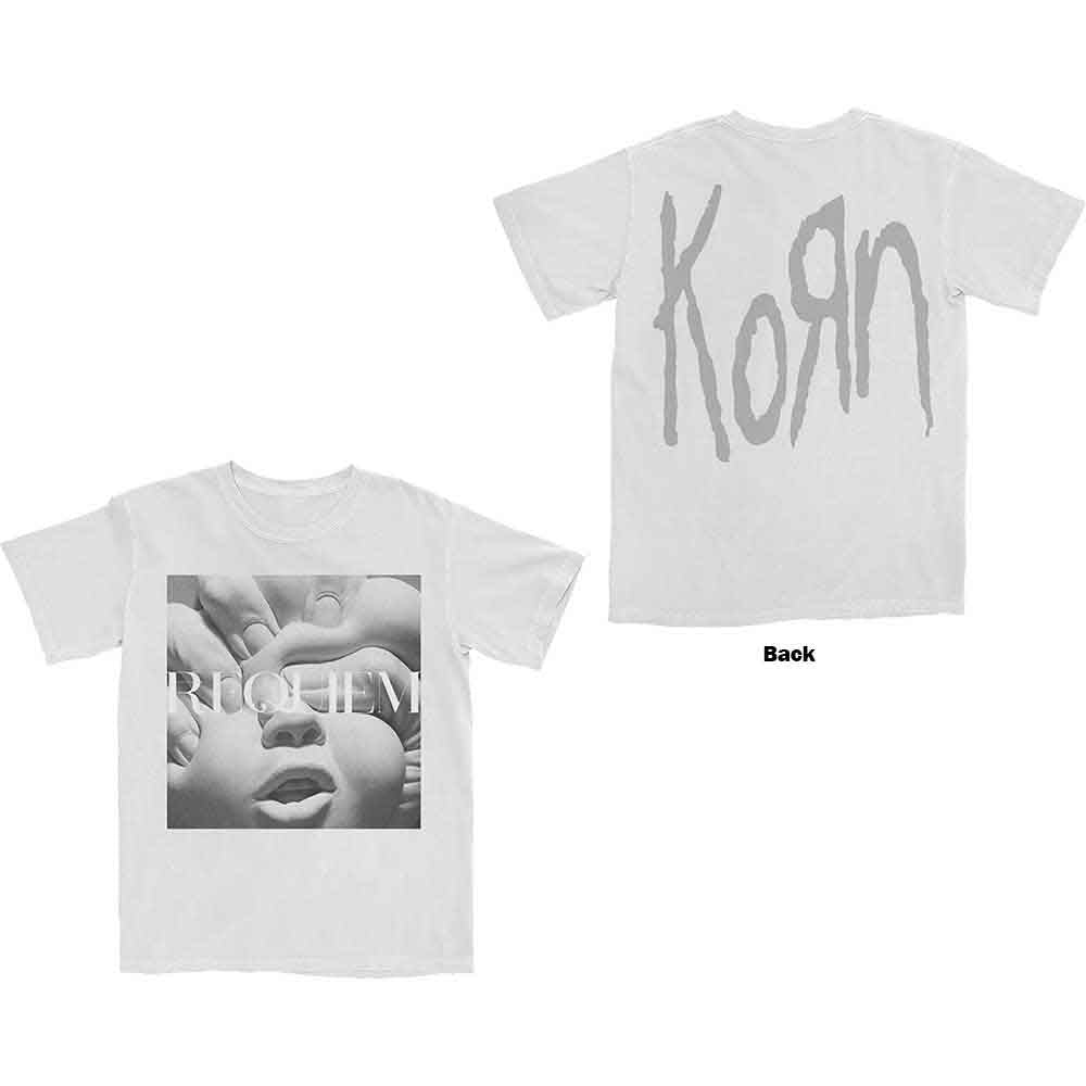 Korn | Requiem Album Cover - T-Shirt White