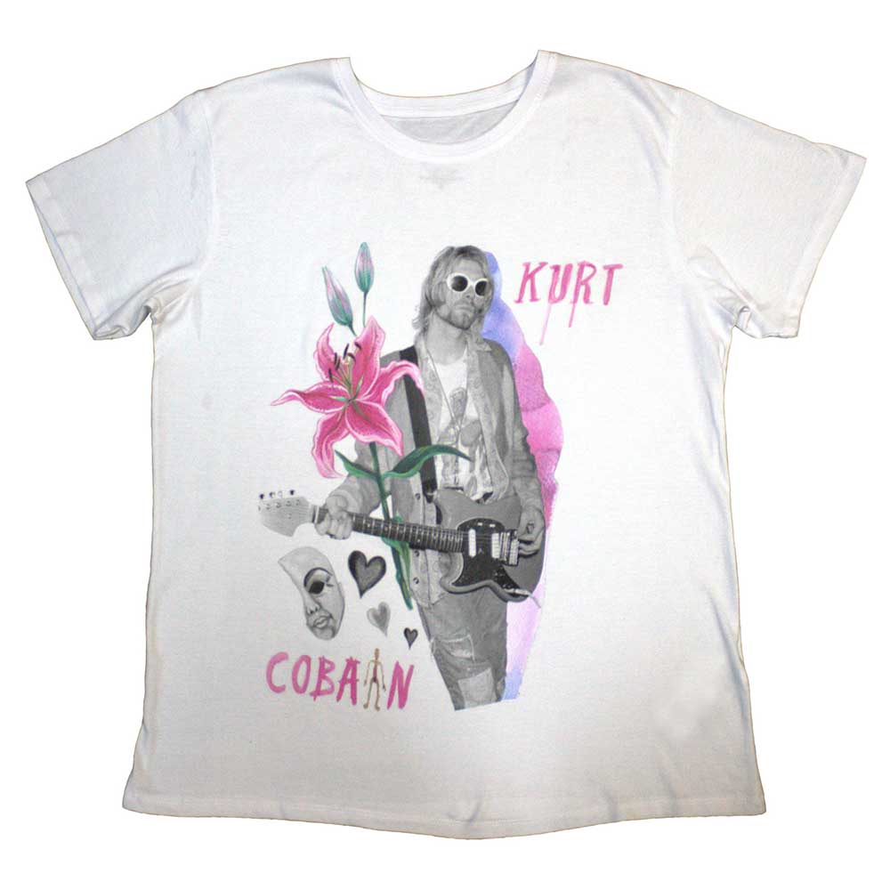 Kurt Cobain | Flower - White