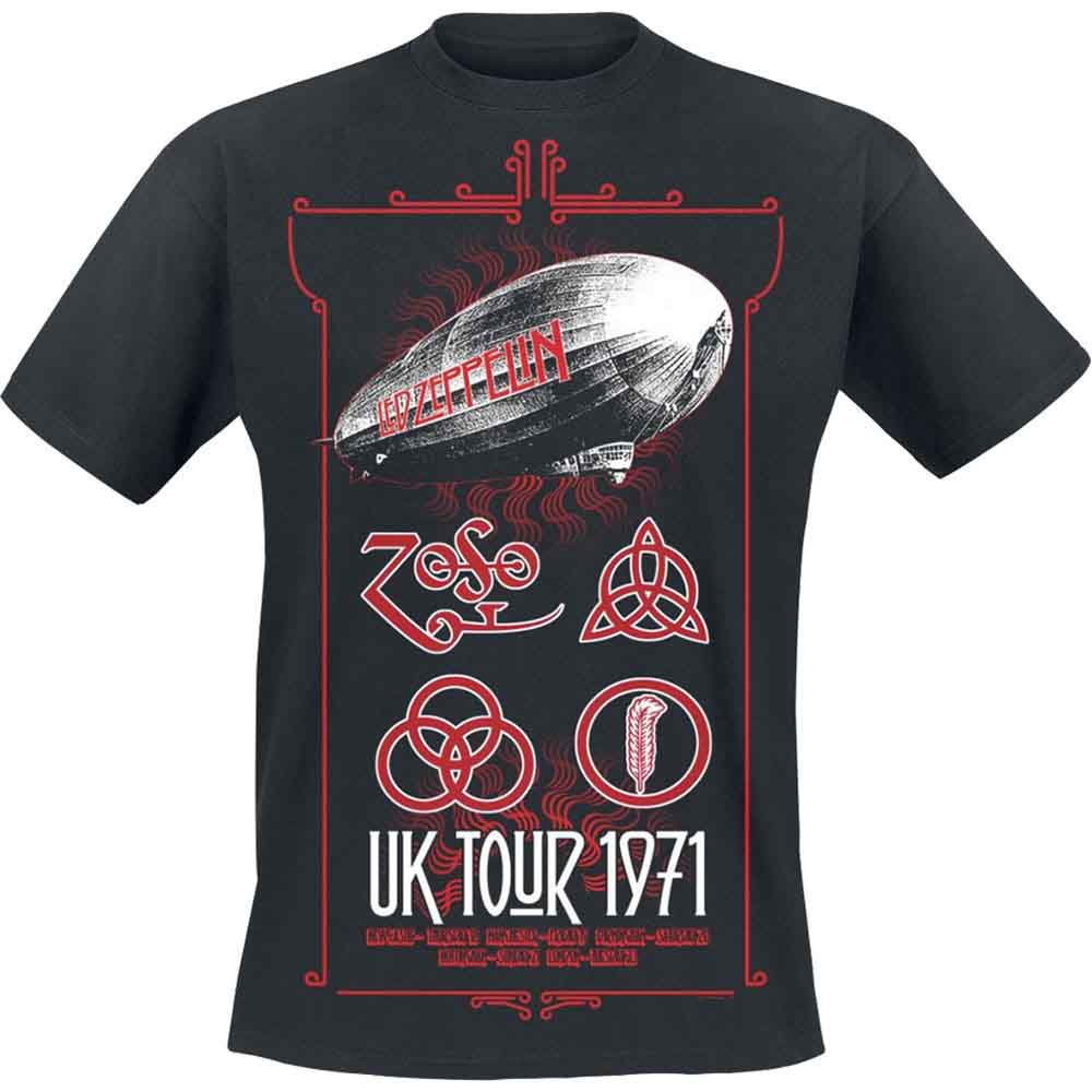 Led Zeppelin | UK Tour '71. - T-Shirt Black