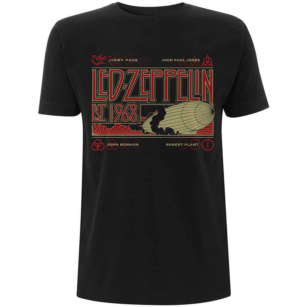 Led Zeppelin | Zeppelin & Smoke - T-Shirt Black