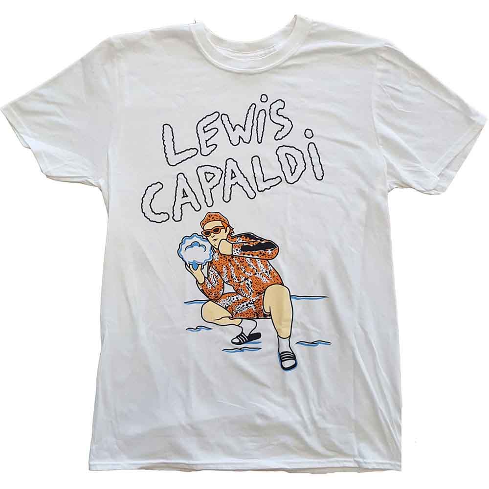 Lewis Capaldi | Snow Leopard - T-Shirt White