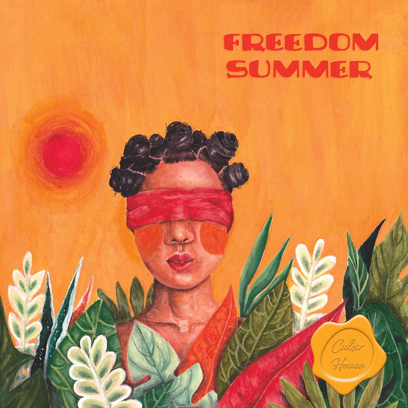 Marcey & XOBOI Yates | Culxr House:Freedom Summer (TRANSPARENT GREEN VINYL) - Vinyl