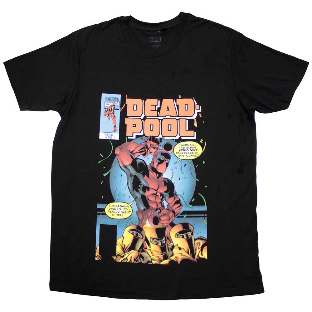 Marvel Comics | Deadpool Bubble Text - Black