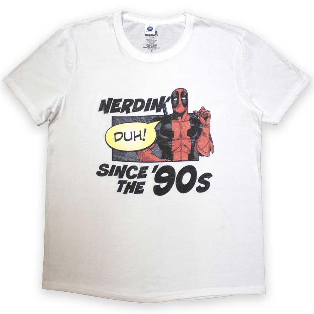 Marvel Comics | Deadpool Nerdin' Since The '90s - White