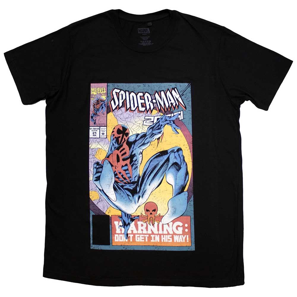 Marvel Comics | Spider-Man Warning Comic Cover - Black
