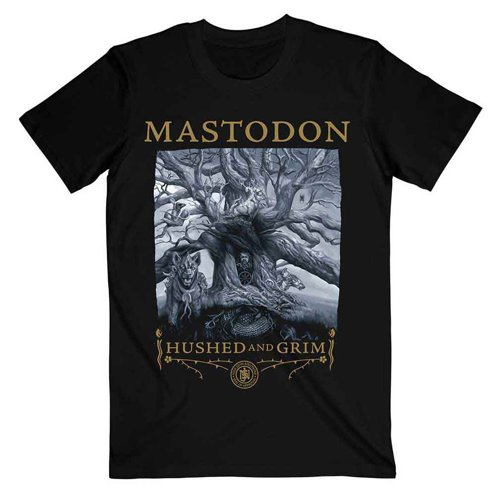 Mastodon | Hushed & Grim Cover - T-Shirt Black