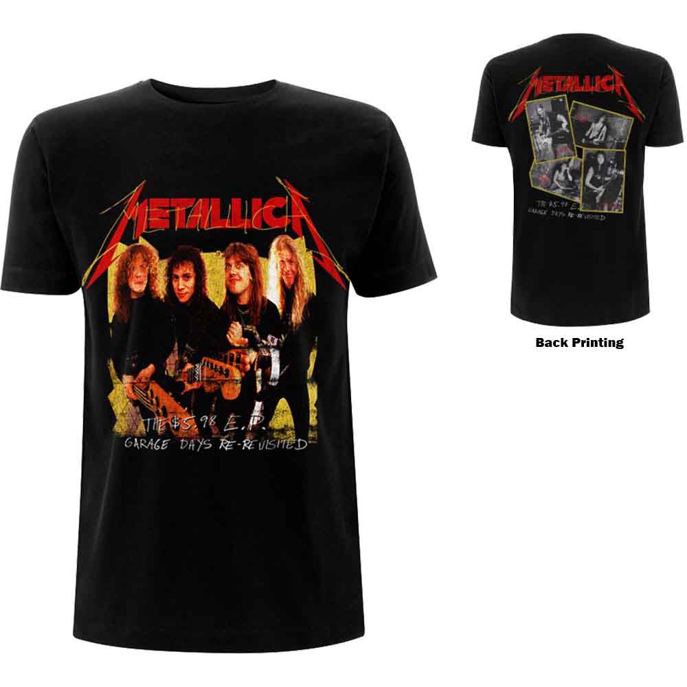 Metallica | Garage Photo Yellow - T-Shirt Black